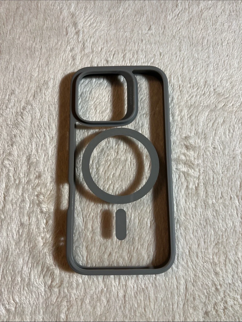iPhone 16 Pro Gray Magnetic Halolock Clear and Grey Case